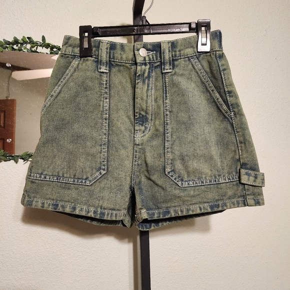 wild fable Pants - Wild Fable Green Jean Shorts size 00